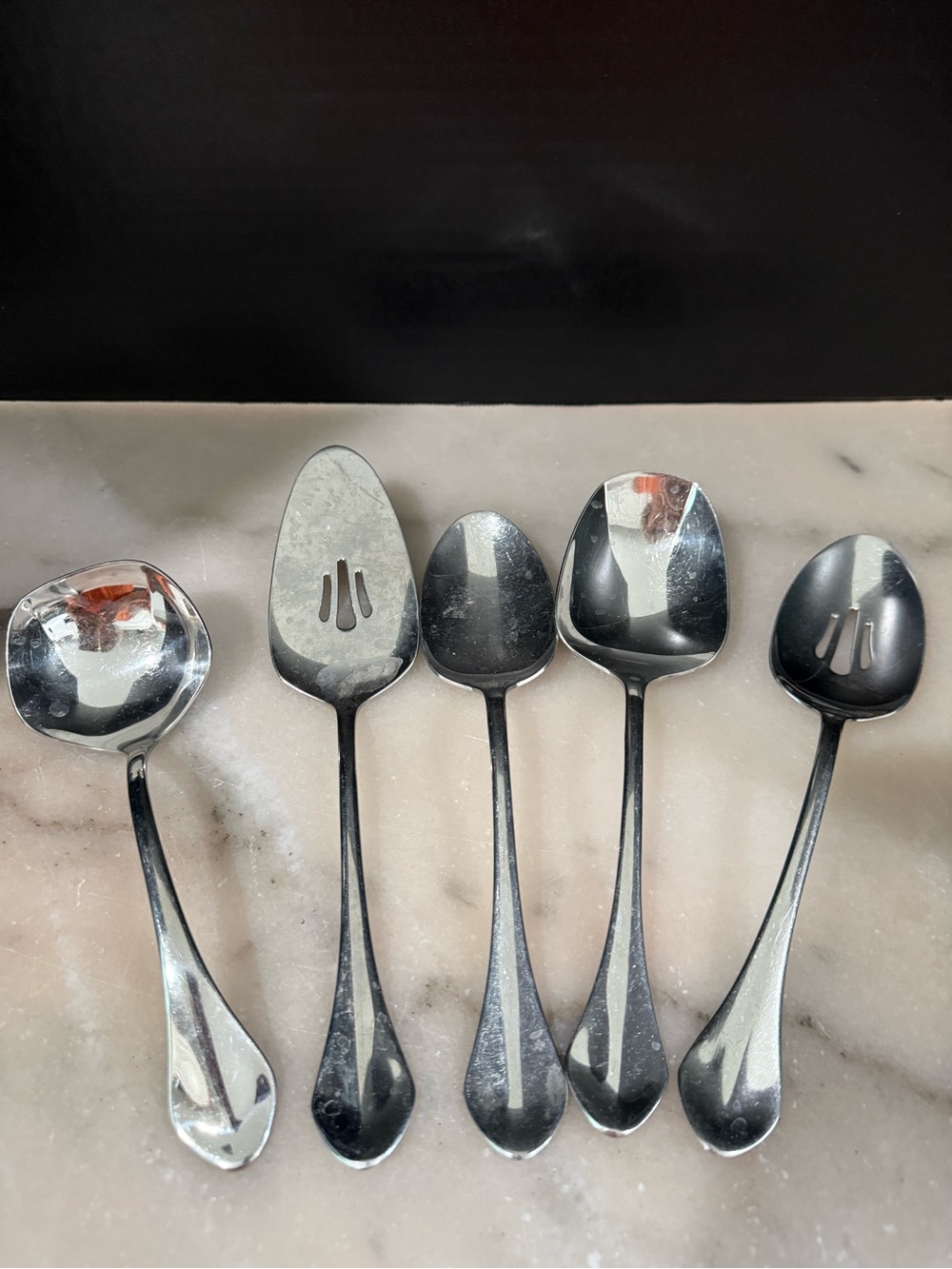 Oneida Capello stainless steel serving and hostess utensils Set of 5